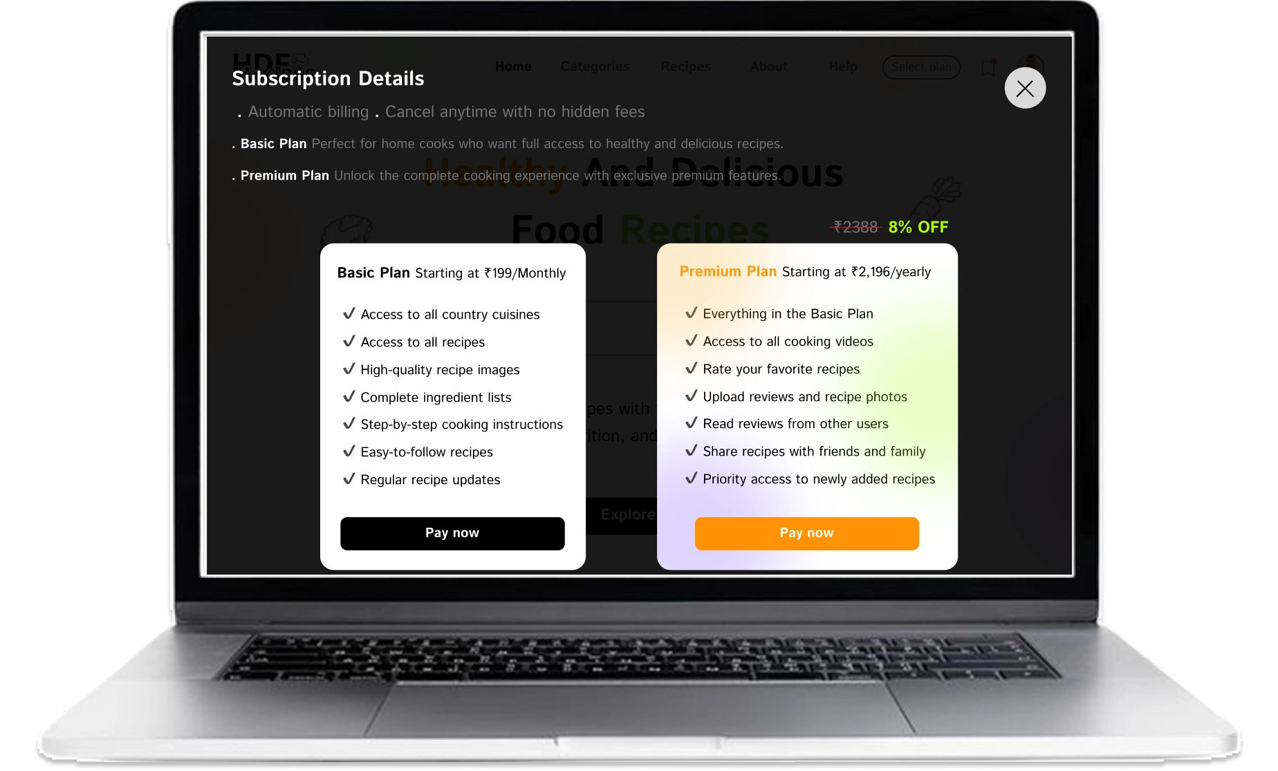 Subscription Experience
